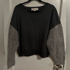 Vintage Havana mixed media sweatshirt